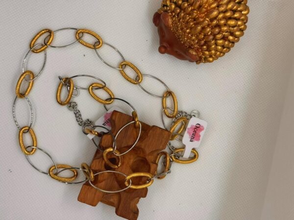 Χρυσή & Ασημί Αλυσίδα Λαιμού