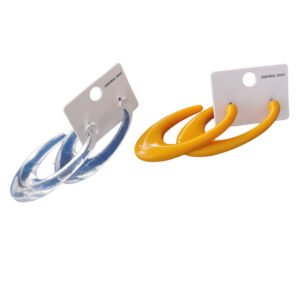 Πορτοκαλί Κρεμαστά Σκουλαρίκια Κοκαλίνα