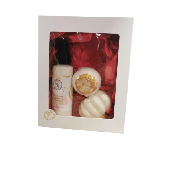 Untitled(4) Luxury Gift Set Περιποίησης – Winter Pumpkin με Λοσιόν Σώματος & Bath Bomb