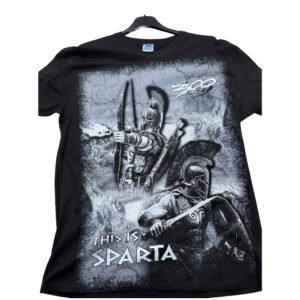 Unisex T-Shirt Sparta “This is Sparta” – Μαύρο