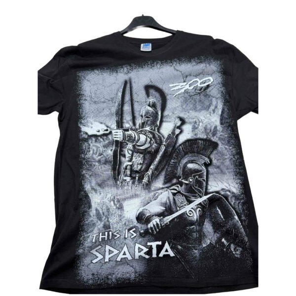 Unisex T-Shirt Sparta “This is Sparta” – Μαύρο