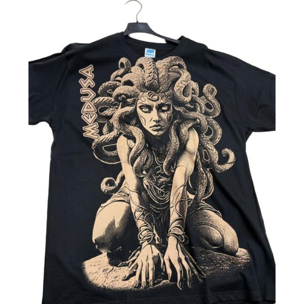 Untitled(71) Ανδρικό T-Shirt Μέδουσα Μαύρο – Greek Mythology Design