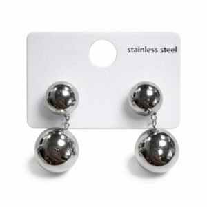 ασημενιο ανοξείδωτο ατσάλι. Μοντέρνα και λαμπερά, ιδανικά για εντυπωσιακές εμφανίσεις.