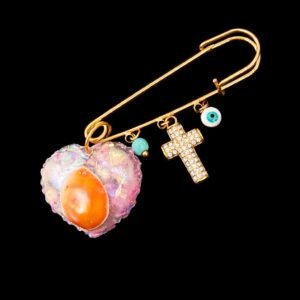 ειροποίητο κόσμημα με αυθεντικό Μάτι της Παναγίας