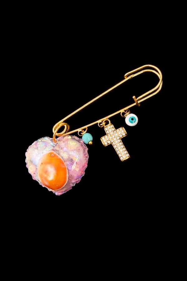 ειροποίητο κόσμημα με αυθεντικό Μάτι της Παναγίας