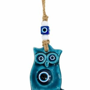 Χειροποίητο κεραμικό διακοσμητικό κουκουβάγια.