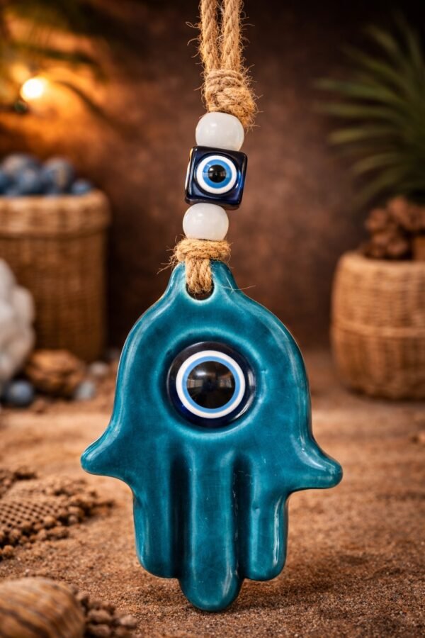 Χειροποίητο διακοσμητικό Χέρι της Φατιμά (Hamsa)