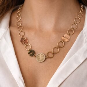 Ατσάλινο κόσμημα με Κωνσταντινάτο