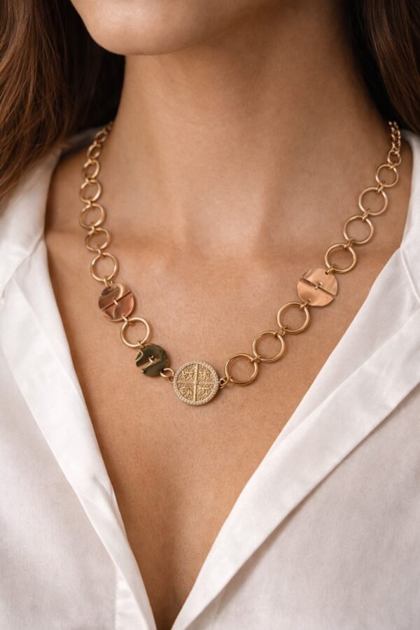 Ατσάλινο κόσμημα με Κωνσταντινάτο