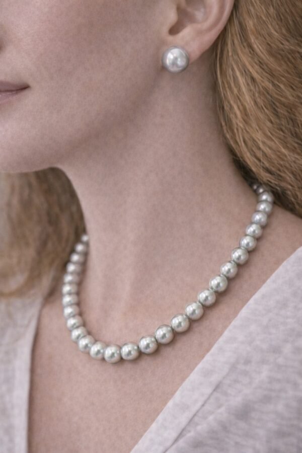 Κολιέ με Γκρι Πέρλες
