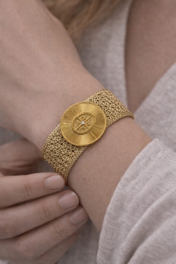 Ατσάλινο Βραχιόλι με Κωνσταντινάτο