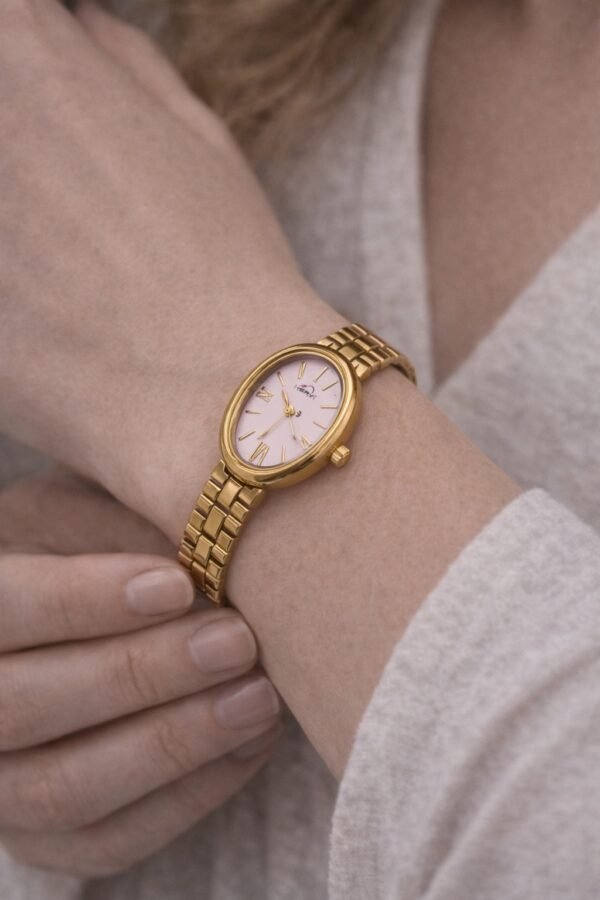 Ρολόι με χρυσό μπρασελέ