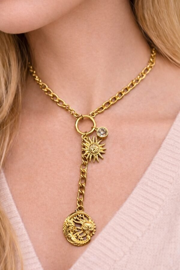 Κολιε με εντυπωσιακό Y σχέδιο