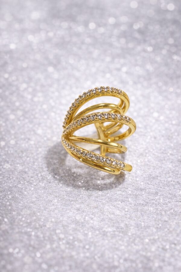 Ear cuff σε χρυσή απόχρωση