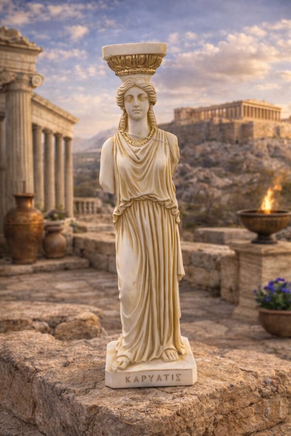 viber_image_2026-01-29_16-09-09-378 Διακοσμητικό Άγαλμα Καρυάτιδας – Αρχαία Ελληνική Τέχνη