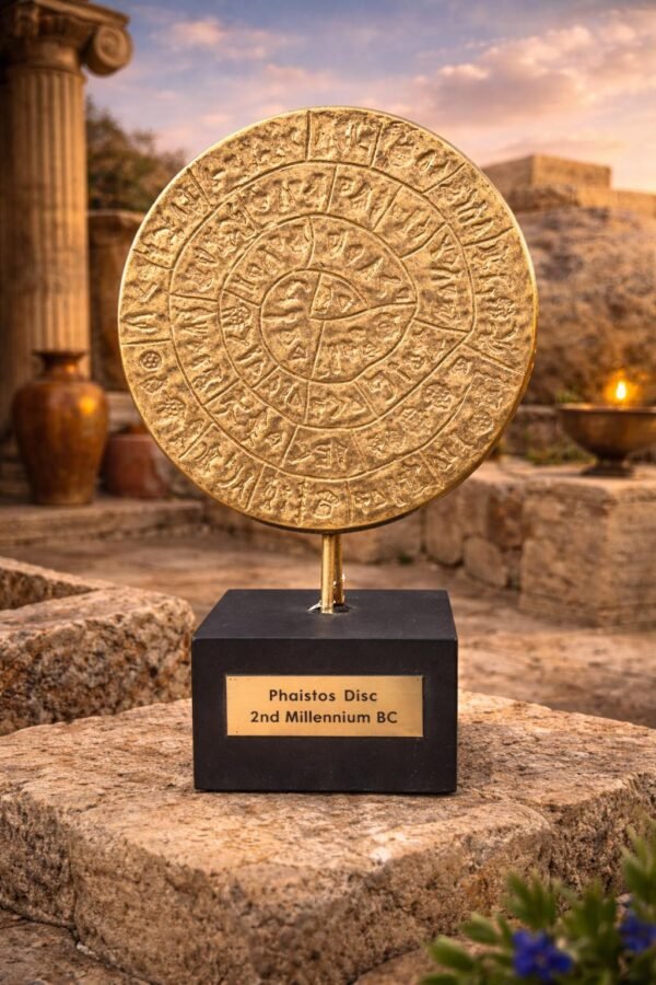 Διακοσμητικό αντίγραφο του Δίσκου της Φαιστού.
