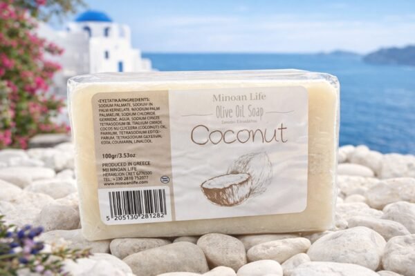 Ελληνικό Σαπούνι Ελαιολάδου με Καρύδα.