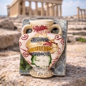 Χειροποίητο σαπούνι ελιάς με μαγνητάκι.