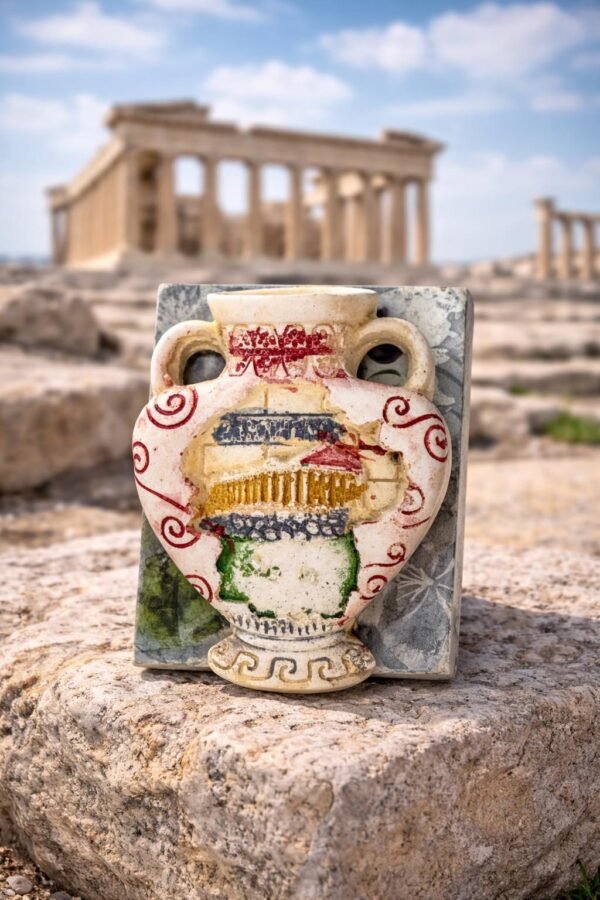 Χειροποίητο σαπούνι ελιάς με μαγνητάκι.