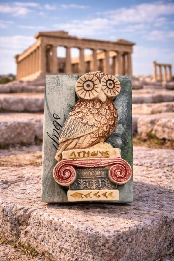 Σαπούνι Ελιάς με Μαγνήτη – Ελληνική Κουκουβάγια.