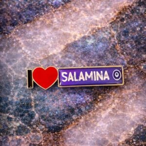 Μεταλλικό μαγνητάκι με σμάλτο.