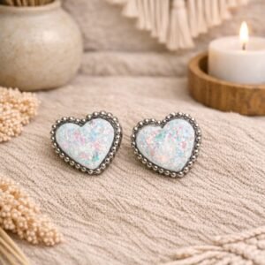 Σκουλαρίκια από ανοξείδωτο ατσάλι.