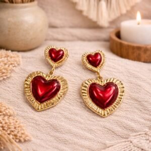 Σκουλαρίκια από ανοξείδωτο ατσάλι.