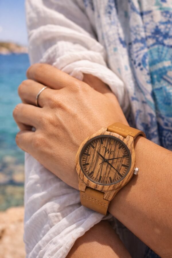 Ξύλινο Ρολόι WE – Natural Lifestyle