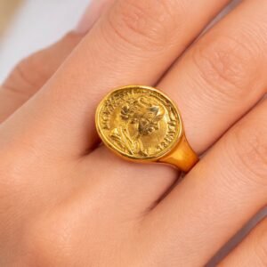 viber_image_2026-01-31_18-02-18-324 💍 Δαχτυλίδι με Αρχαίο Νόμισμα – Χρυσή Απόχρωση