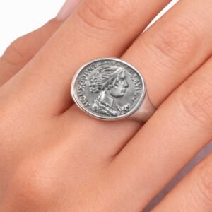 viber_image_2026-01-31_18-08-09-136 💍 Ασημί Δαχτυλίδι με Αρχαίο Νόμισμα