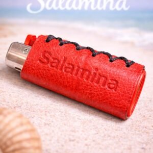 Χειροποίητο δερμάτινο θηκάκι αναπτήρα.