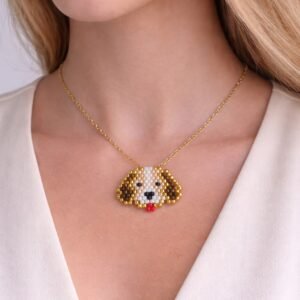 Χειροποίητο Κολιέ Σκυλάκι.