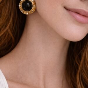 viber_image_2026-02-03_15-41-55-721 Κομψά σκουλαρίκια με εντυπωσιακή μαύρη πέτρα.