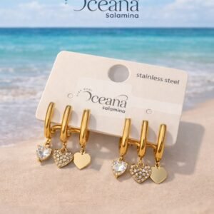 Σκουλαρίκι σε χρυσή απόχρωση.