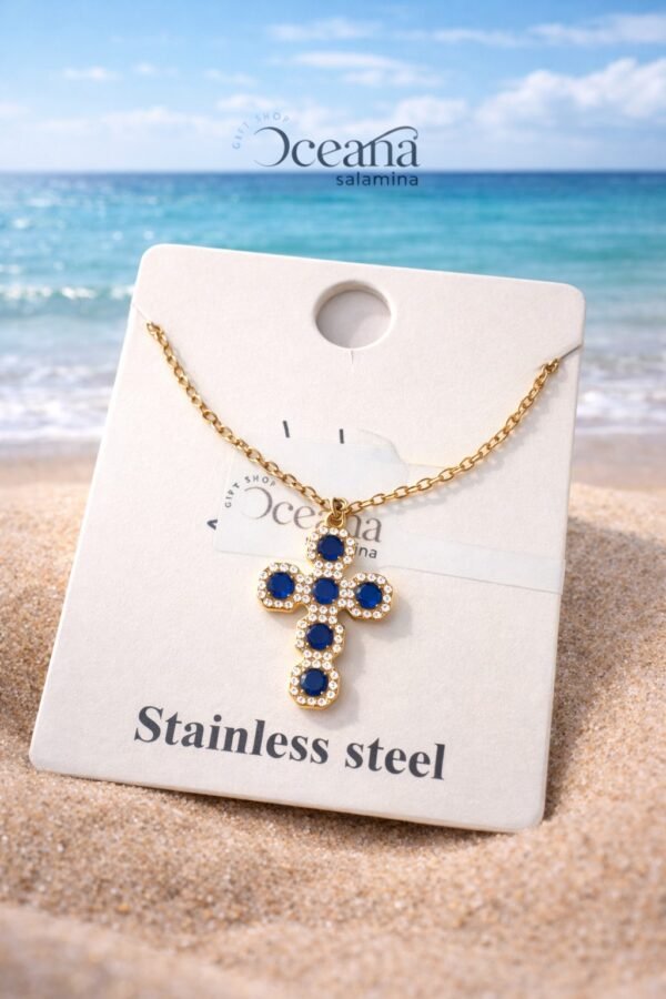 Κολιε σε χρυσό χρώμα.