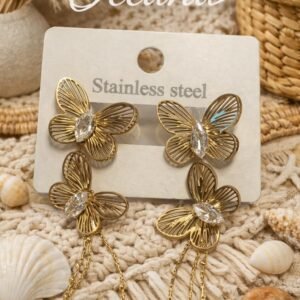 Σκουλαρίκια πεταλούδα.