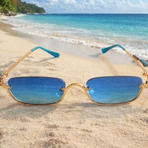 Unisex Γυαλιά Ηλίου με Μπλε Φακούς