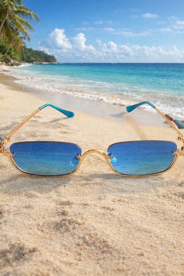 Unisex Γυαλιά Ηλίου με Μπλε Φακούς