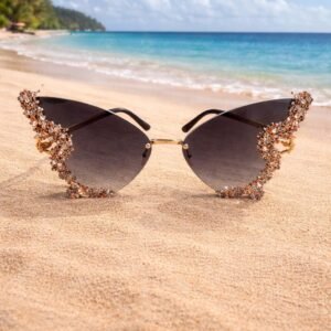 Γυναικεία Γυαλιά Ηλίου Cat-Eye με Στρας