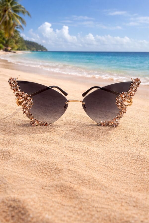 Γυναικεία Γυαλιά Ηλίου Cat-Eye με Στρας