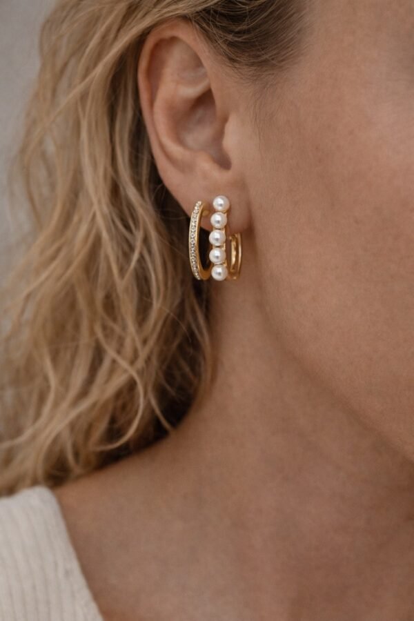 Σκουλαρίκια σε χρυσή απόχρωση