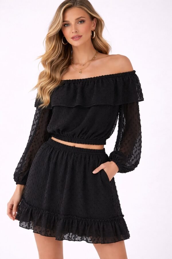 Σετ μπλούζα & φούστα