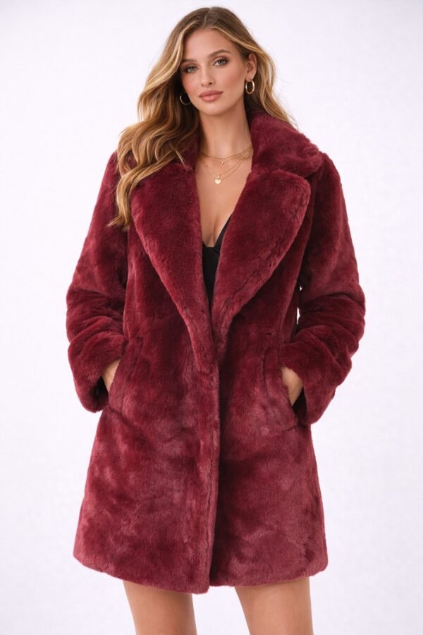 Παλτό οικολογικής γούνας